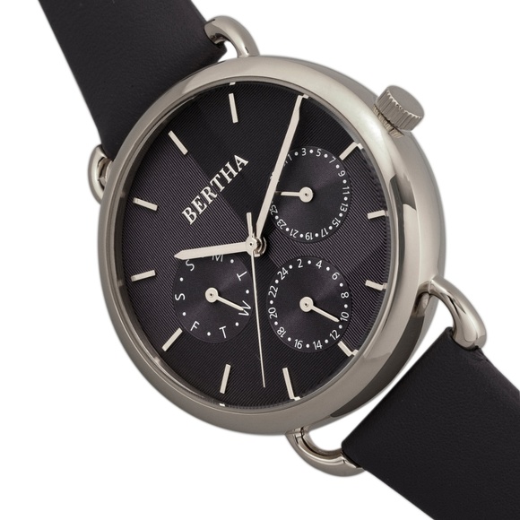 Black Genuine Leather Band Women\'s Watch main image 5